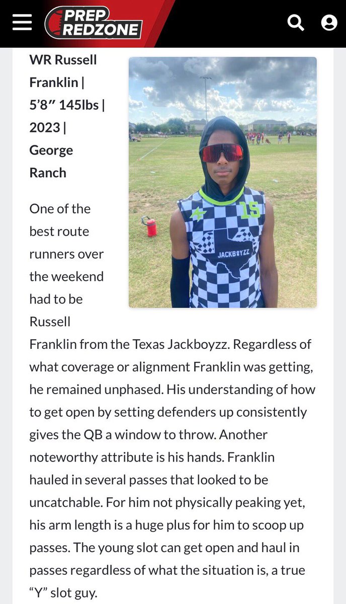 russellf1527's tweet photo. Appreciate the article from this past weekend @EvanShumardTV @PrepRedzoneTX @Coach_nbc @Coach_Oliphant @texas_jackboyzz https://t.co/mwvCInz0KZ
