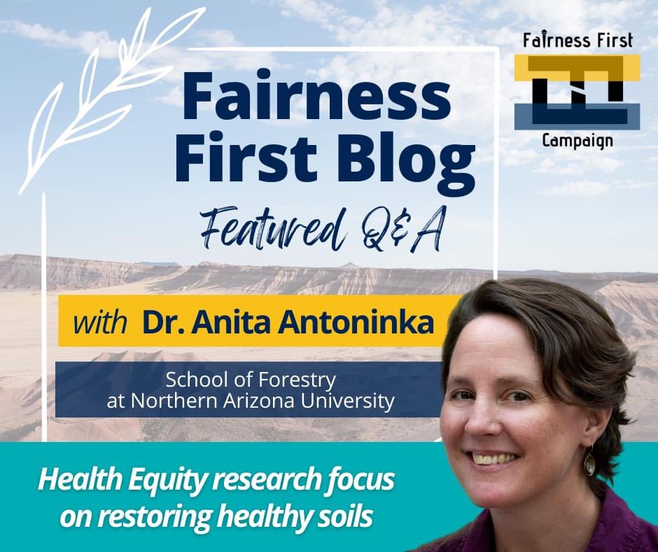 CHERArizona's tweet photo. Check out our latest Fairness First blog feature on "Healthy soils and health equity" with Dr. Anita Antoninka.
✨Read here: https://t.co/JtTRI8if9K
#fairnessfirst #FFcamp #CHERtheHealth #NAUResearch #gutmicrobiome #healthequity https://t.co/4EBLZ1rojU