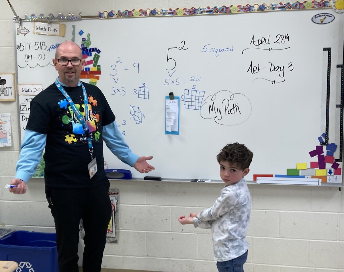 TYCTW-Thank you  Mr. B &amp; R Reavey for the excitement generated from your lesson on exponents! ⁦<a href="/VDVpal/">Rob Reavey</a>⁩ ⁦<a href="/VDV5thGrade/">VDV 5th Grade</a>⁩