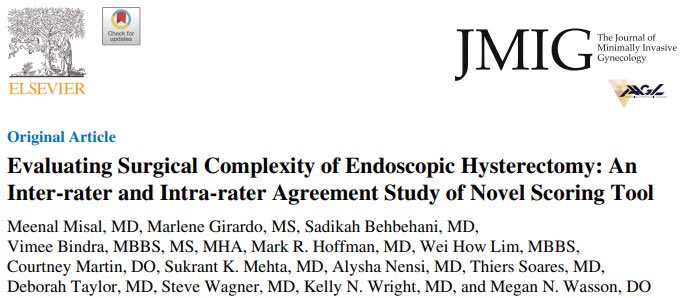 Megan Wasson, DO, FACOG, FACS (@wassonmegan) on Twitter photo Check out the latest issue of @aagljmig to read about a novel scoring system that can be applied to assess the complexity of #hysterectomy created by <a href="/meenalmisalMD/">Meenal Misal, MD</a>. Not all hysterectomies are the same! @fmigs1 @aaglmigs @mayoobgynresfel <a href="/MayoGynecology/">Mayo Clinic OB/GYN</a> Check out the latest issue of @aagljmig to read about a novel scoring system that can be applied to assess the complexity of #hysterectomy created by <a href="/meenalmisalMD/">Meenal Misal, MD</a>. Not all hysterectomies are the same! @fmigs1 @aaglmigs @mayoobgynresfel <a href="/MayoGynecology/">Mayo Clinic OB/GYN</a>