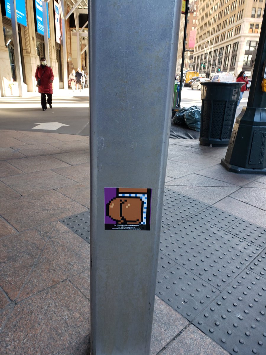 ButtsPixel's tweet image. Get your FREE STICKER if you're wondering around Madison Square Garden
#NFTCollection #NFTProject #nft #nfts #NYC #Pixelbutts
