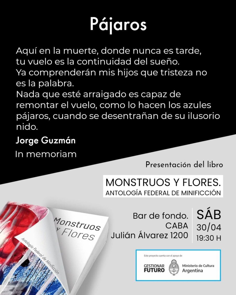 Mañana se presenta este libro que incluye trabajo de nuestro querido Jorge Guzmán, miembro fundamental de Pelota de Papel y quien estuvo al lado nuestro desde el comienzo, en cada paso que dimos, libro a libro. Siempre en nuestro corazón.