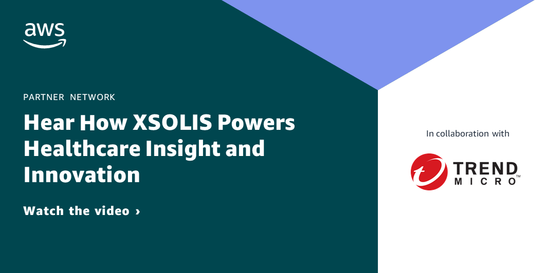 AWS_Partners's tweet photo. Hear how @TrendMicro &amp; #AWS helped @XSOLIS_Health to proactively manage its cloud ☁️ infrastructure &amp; improve its #security posture: https://t.co/FChvxKEUr9 https://t.co/i2KGu0Xg1C