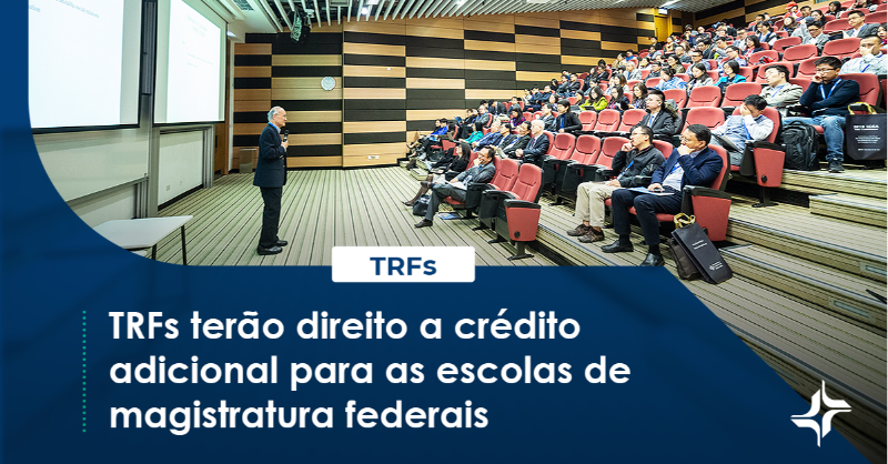 CJF_oficial's tweet photo. O CJF irá disponibilizar crédito adicional aos #TRFs, para atender às necessidades das escolas de magistratura federais. Veja os detalhes na matéria: