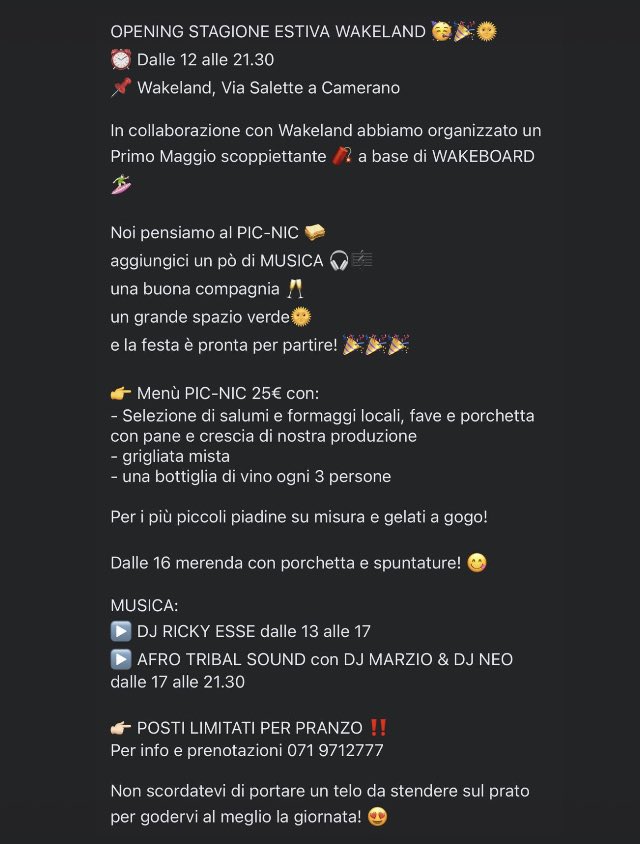 djmarzio's tweet photo. 01.05.2022 #primomaggio #wakeland #camerano #ancona https://t.co/415VhDY8Kg