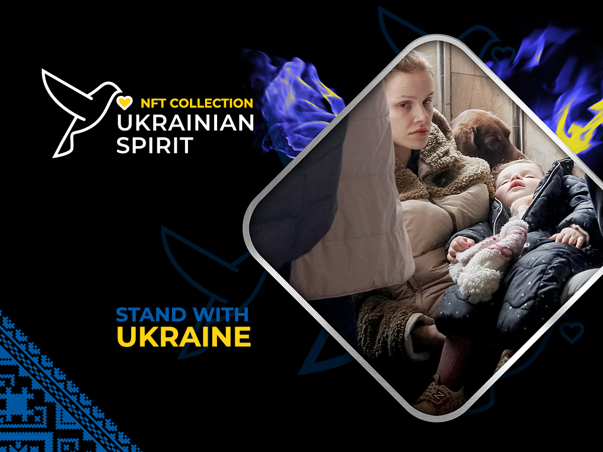 UAspiritNFT's tweet photo. More than 10 million* people had to leave their homes because of the war in Ukraine. 
Join the Ukrainian Spirit NFT collection to help refugees with housing, medicine, food and basic necessities. 💛💙

#nft #helpukraine #ukrainianspiritnft #charityfundraising https://t.co/JrifaY3ICw