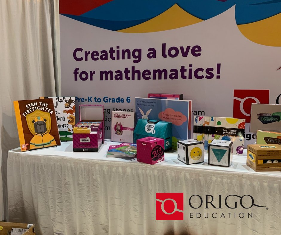origomath's tweet photo. The #ORIGO #Education team has the booth set up for the 2022 CAAEYC Annual Conference &amp; Expo! Be sure to stop by Booth # 225 and say hello! And add Melinda Schwartz's sessions on Saturday, April 30th, and Sunday, May 1st to your schedule! #caaeyc22 #ececonference https://t.co/E420J5szQS