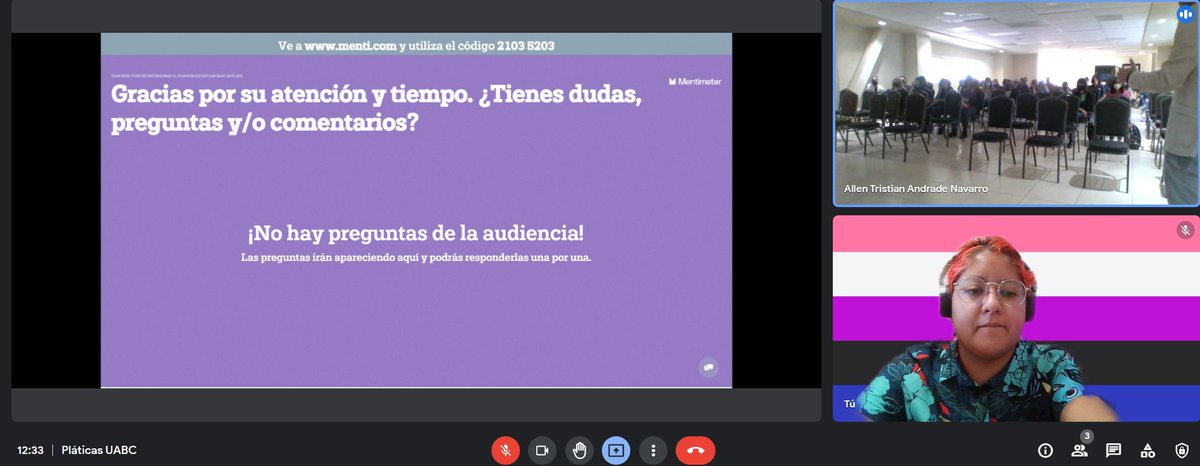Hoy tocó dar una plática en la Facultad de Idiomas de la UABC Campus Mexicali, el tema fue: Reflexiones entorno a la creación de espacios seguros e inclusivos a través de un lenguaje integral. ✨
¡Gracias por la invitación!