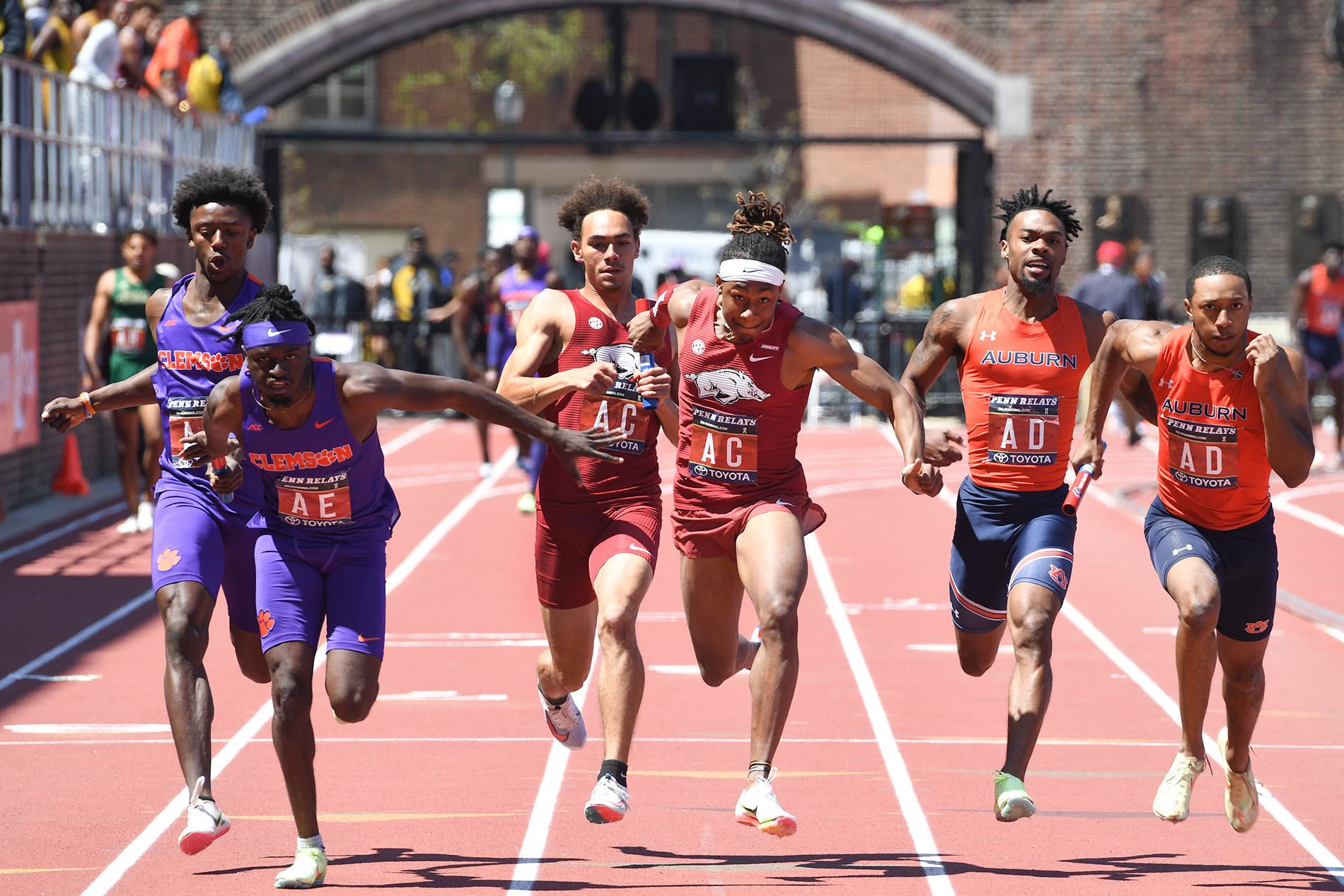 Arkansas Track & Field on Twitter "Penn Relays Men's 4x100 In prelims Arkansas runs 39.76 as
