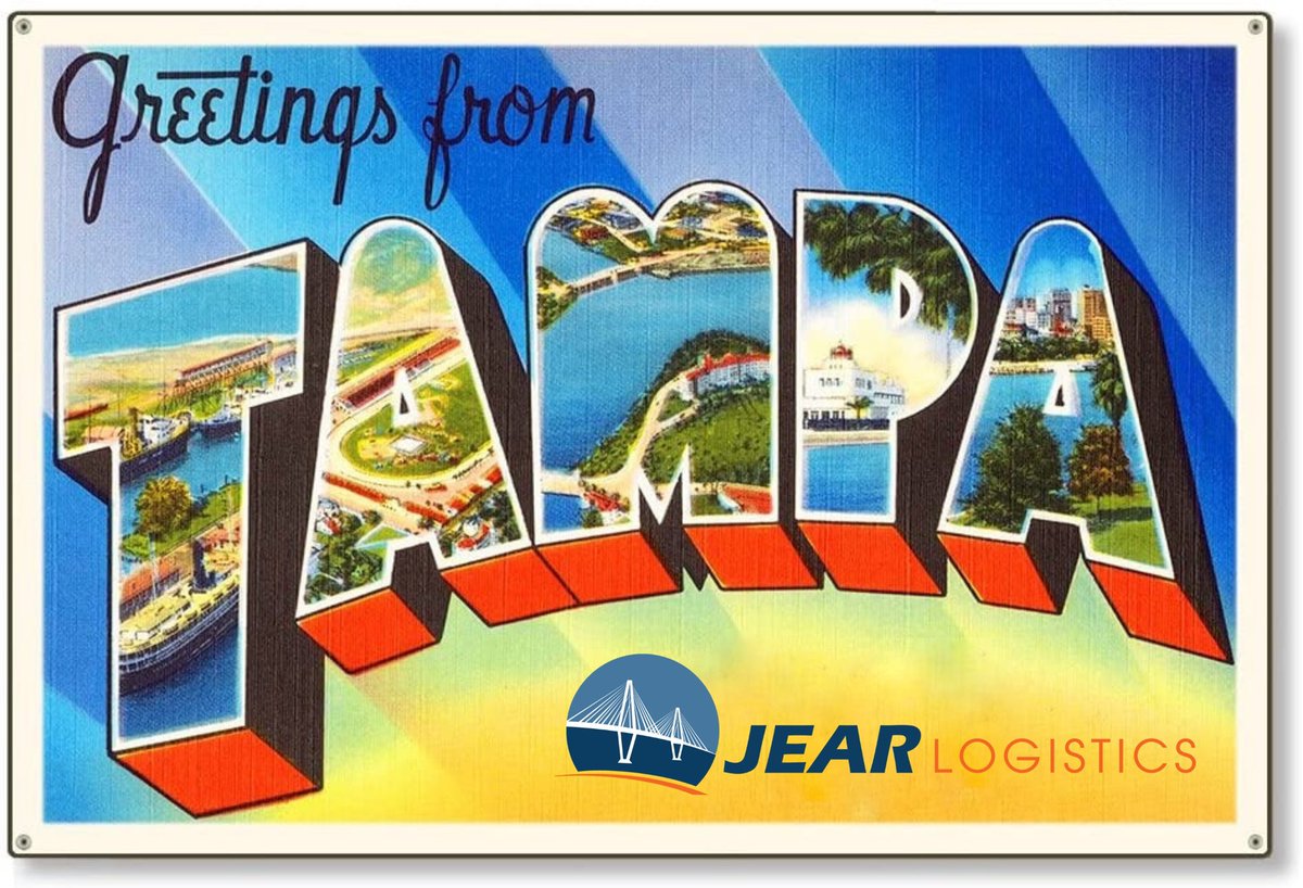 JEARLogistics's tweet photo. We are so excited to share that we will be opening an office in Tampa, Florida this August!! The JEAR Logistics employees who will be relocating to this office, along with recruiting new talent, give us great confidence is the success of this new location. Tampa, here we come!!! https://t.co/1KOYoZ4YHh