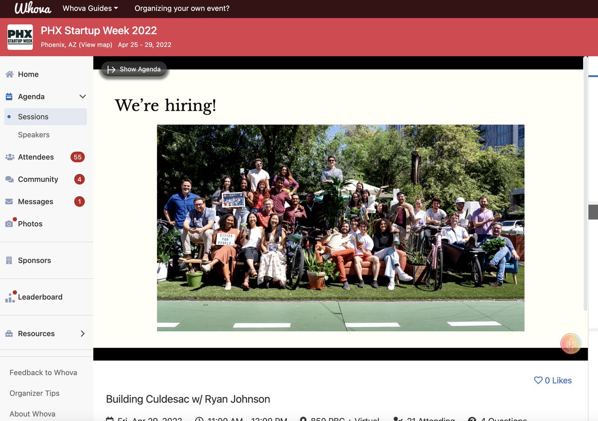 Ryan from <a href="/culdesac/">Culdesac</a> giving a fantastic preso at #PHXStartupWeek today, and the best part is, whether its product, engineering, marketing, operations or more...they're hiring! 

Visit culdesac.com/careers for details. #yesphx