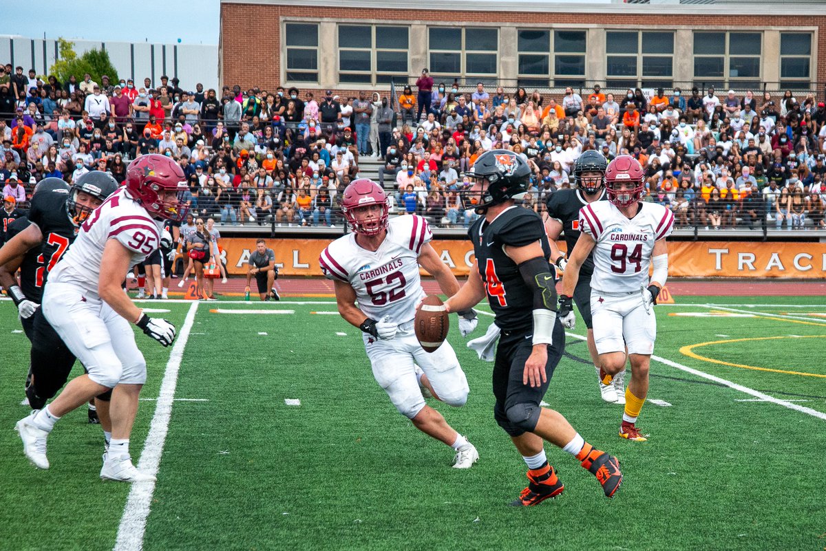 SjfFootball's tweet photo. Congratulations and thank you to our four outstanding 2021 Captains #⃣7⃣3⃣ Emmett Hayes, #⃣5⃣2⃣ Max Bates, #⃣3⃣5⃣ Vince DiMonte &amp; #⃣2⃣ John Letta! We look forward to seeing you in the next chapter of your lives. 

#TeamFIRST #CardinalCode https://t.co/wLBFGk39a1