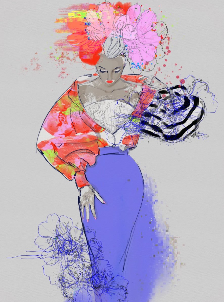 wildy_martinez's tweet photo. Wildflower 38 will be listed for Auction on 5/16 👀on @VoiceHQ NFT marketplace. I’ve partner with a fantastic #vitiligo awareness organization and on that day,  they will make a very special announcement 📣 more details to follow. https://t.co/k8RjniOub1