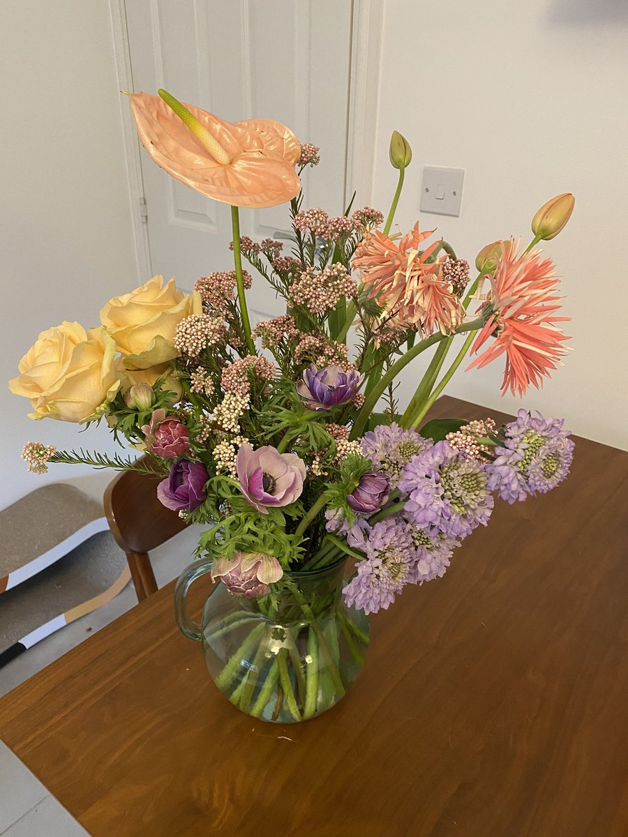 Beautiful flowers from my girlfriend for making it through my first #dclinpsy season 🌸