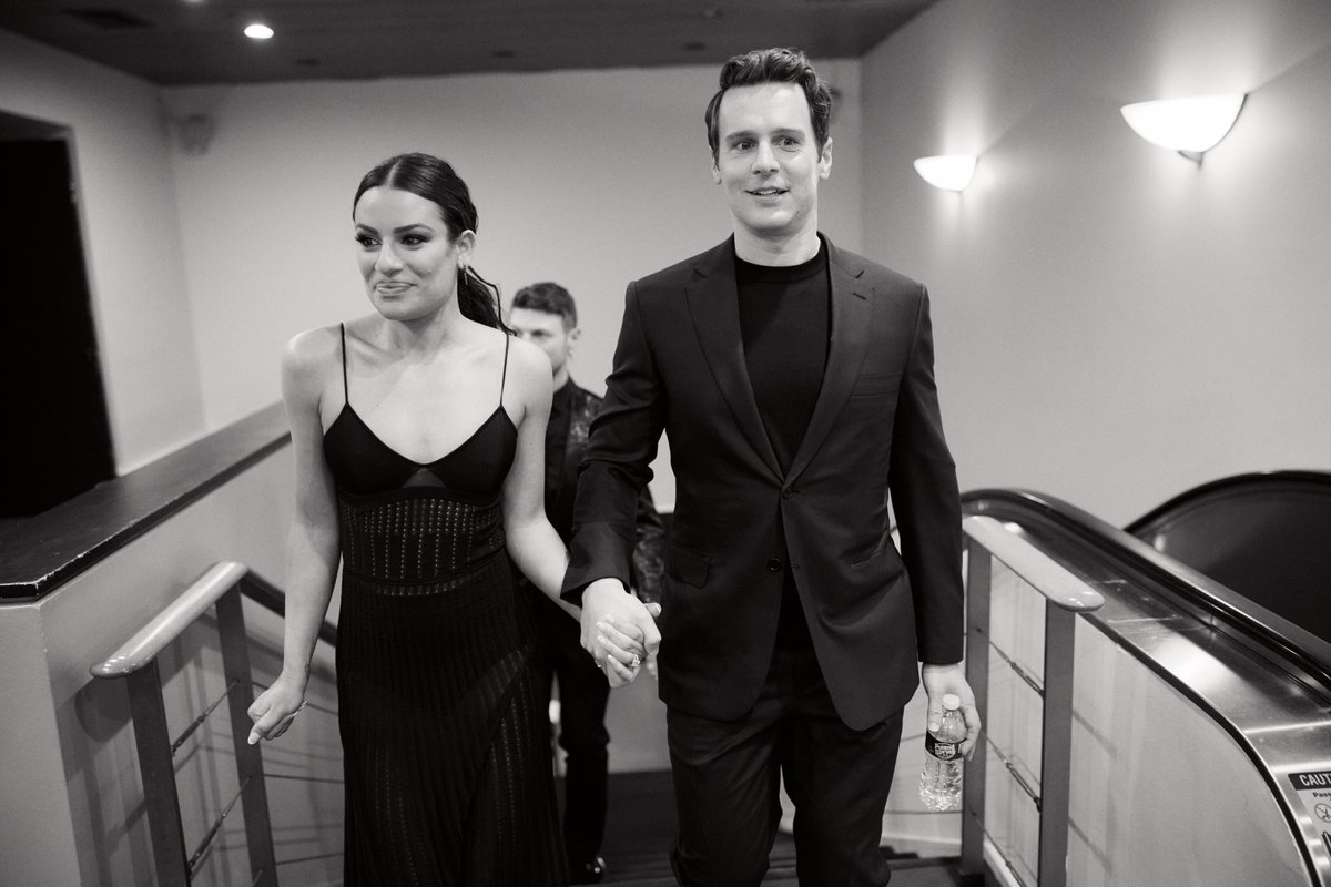 HBODocs's tweet image. Reunited.

Lea Michele and Jonathan Groff join the original cast and creative team at the special screening premiere of #SpringAwakeningHBO. The @HBO original documentary premieres Tuesday at 9PM on @HBOMax.