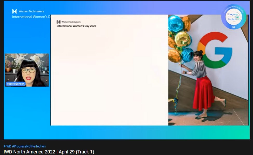 What does an octopus have to do with your stress? 🐙 Come find out in our next talk with Nicole Bensen!

Share your participation on socials using #IWDNorthAmerica #ProgressNotPerfection and tag us <a href="/GoogleDevsNA/">Google for Developers Communities - North America</a>