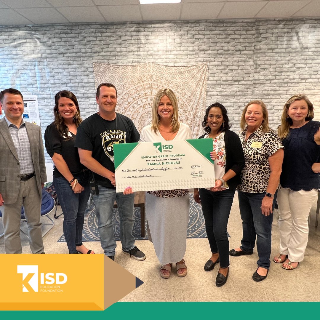 Our next <a href="/KellerISD/">Keller Schools</a> visit was to <a href="/VistaRidgeMS/">Vista Ridge Middle</a> to celebrate Pamela Nicholas for her grant titled, “Stop Motion Book Trailers.” Such a great project idea to increase student interest in literature!