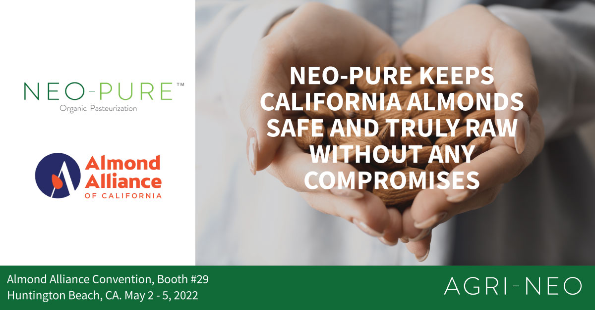 We will be exhibiting at the Almond Alliance Convention next week! We have many exciting updates and can't wait to share them with you. So please visit us at booth 29! almondalliance.org/convention/