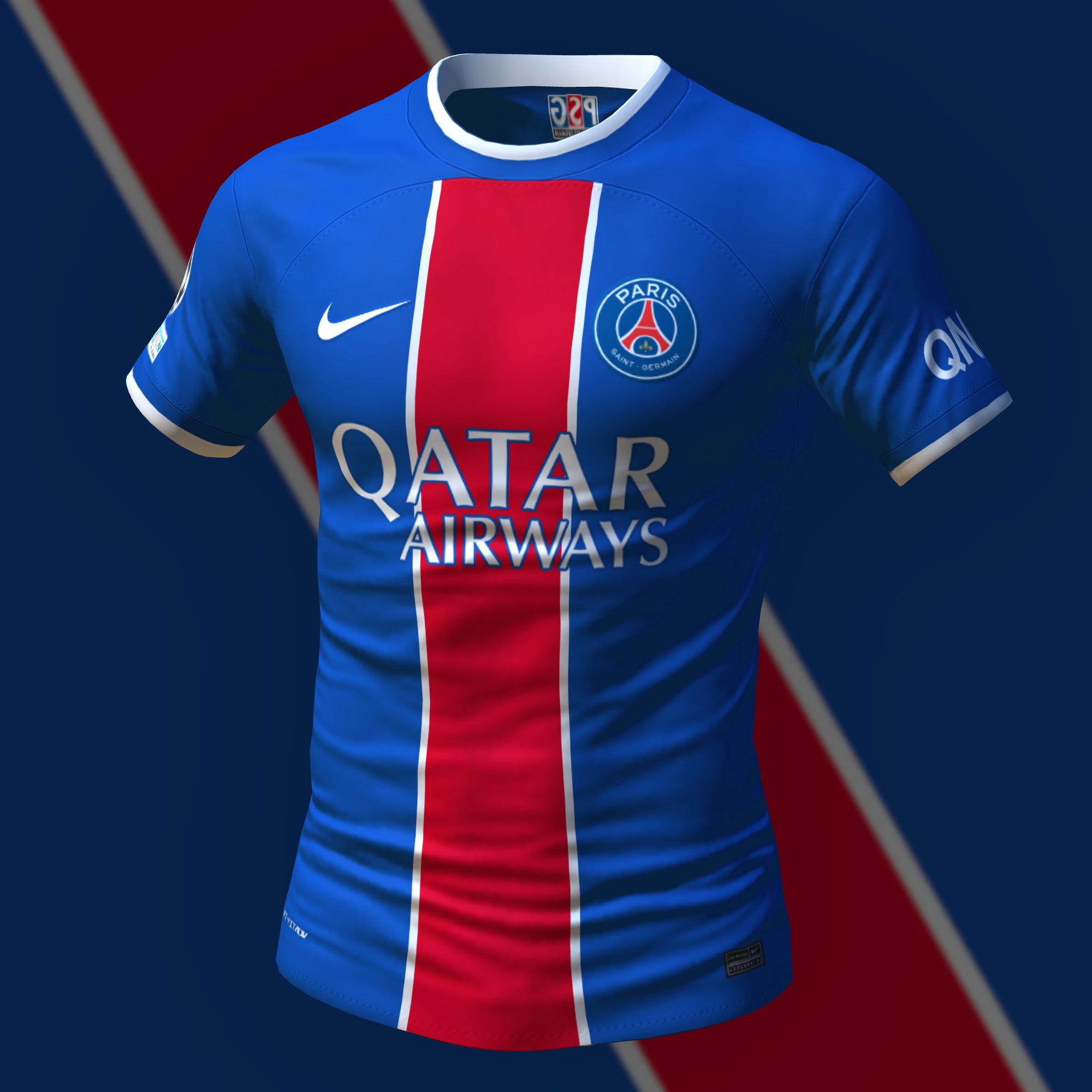 PSG 06/07 Louis Vuitton away modernized - FIFA Kit Creator Showcase