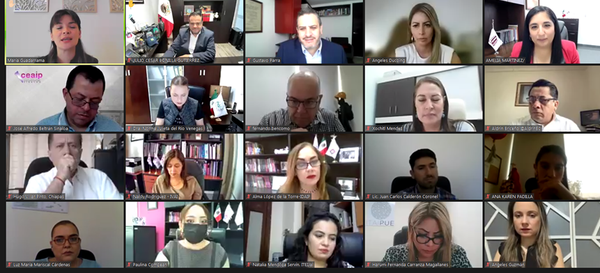IDAIP_DURANGO's tweet photo. En la 2da Sesión Ordinaria de la @Vinculacion_SNT, coordinada por @lgparranoriega, la presidente del @IDAIP, @LucyMariscalC1, en representación de la @CoordGaranteSNT, presentó el #CalendarioVirtual que permitirá una organización y desarrollo más eficiente la Difusión en el #SNT. https://t.co/t7hXKWQLRA