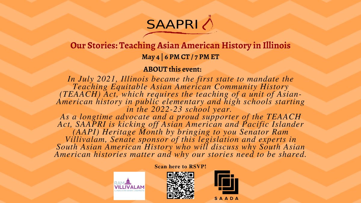Register to learn more about the TEAACH Act and the South Asian American experience!