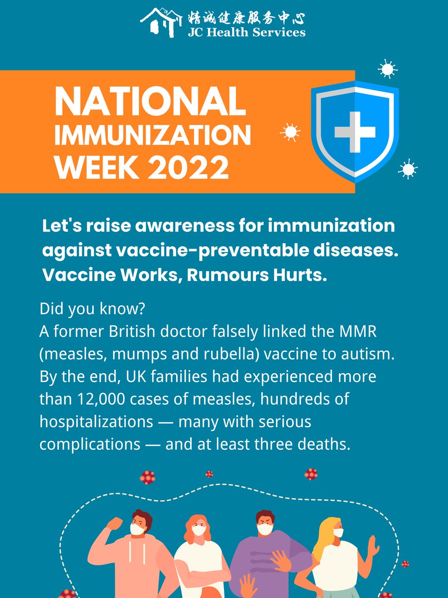 This #nationalimmunizationweek we want to address the importance of vaccine and let’s raise the awareness for vaccines! In this #infodemic period, rumours around vaccine become popular and that cause damage to our community. Receiving vaccines on time can protect you effectively.