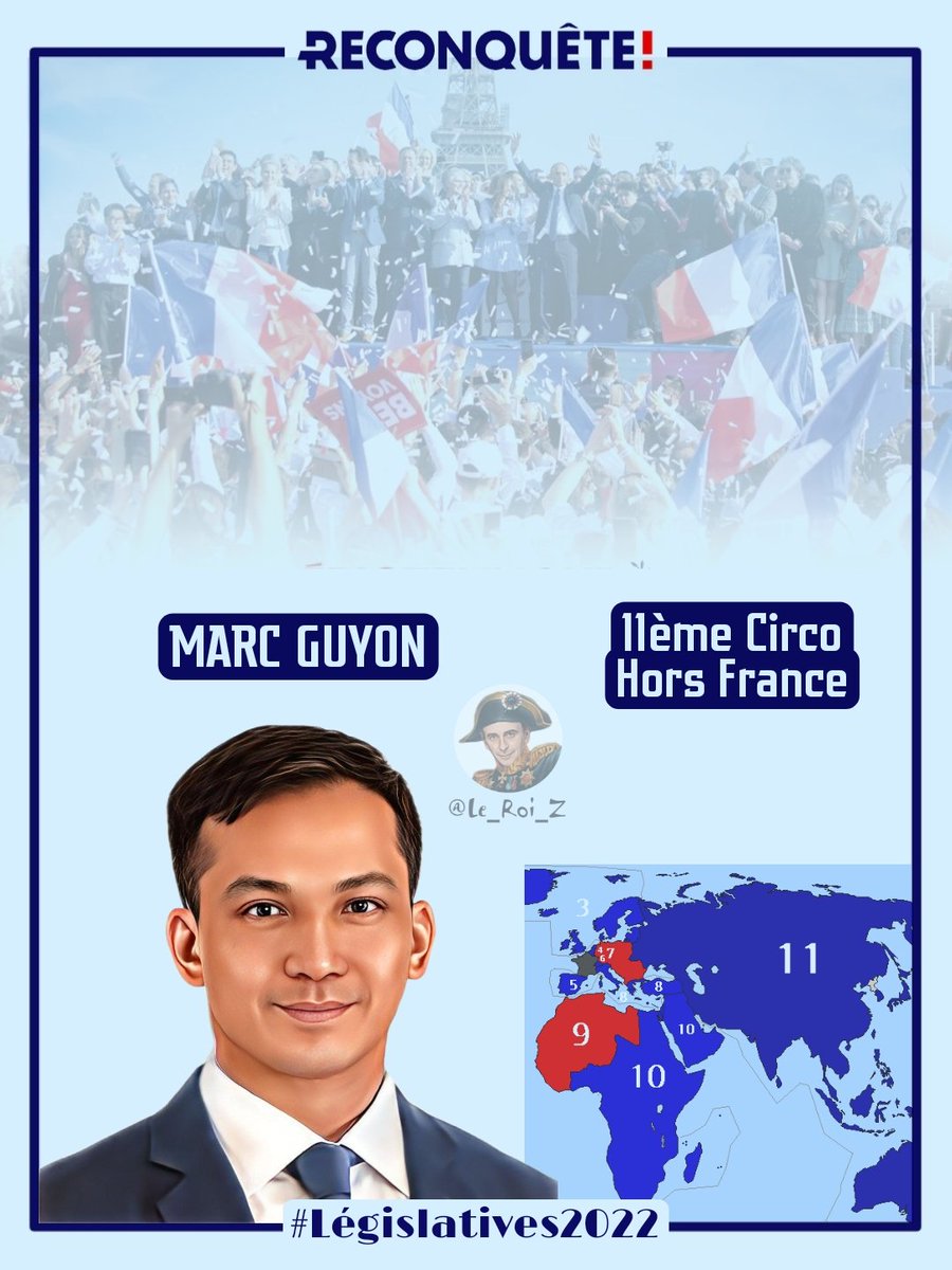 Le_Roi_Z's tweet photo. #InvestituresReconquête 

#MarcGuyon
@MarcGuyon

11ème circonscription (Hors France) Français de l'étranger.

 #UnionNationaleLegislatives
#UnionNationale
#legislatives2022 @reconquete2022 https://t.co/vS3AtuPs7L