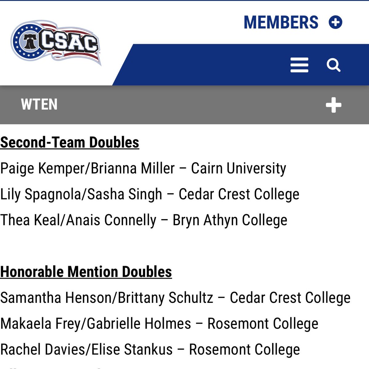 First time ever Makaela has played tennis and look at my girl!  Honorable Mention in Singles and Doubles!@PottsTeamN look at your girl!
