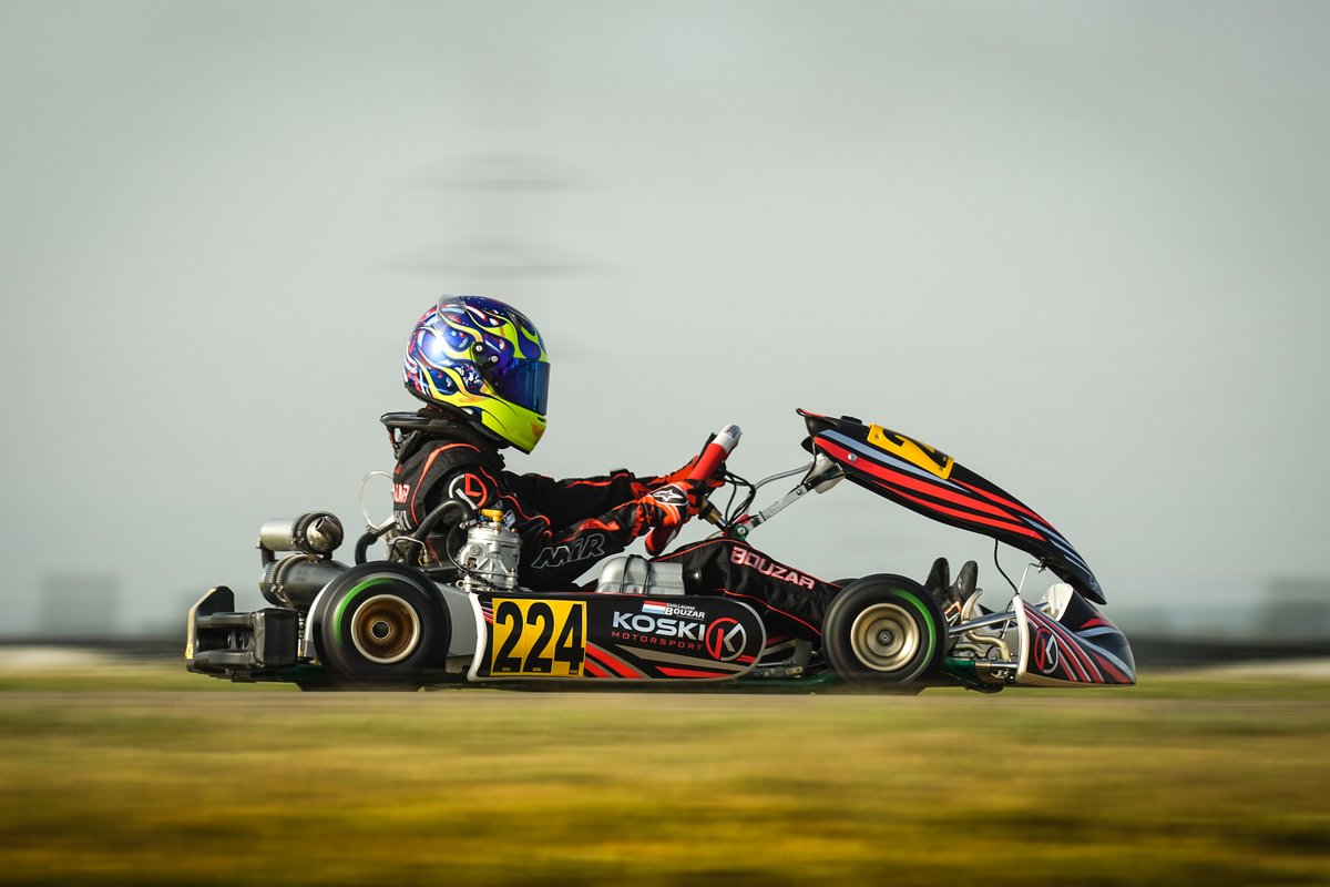 fia's tweet photo. #FIAKarting - Guillaume Bouzar took first place in OK-Junior while James Egozi reached the top of the OK qualifying at @cizuera 🇪🇸 ⬇ 
https://t.co/xjxkSGHeJ7 https://t.co/2CAogGLinu