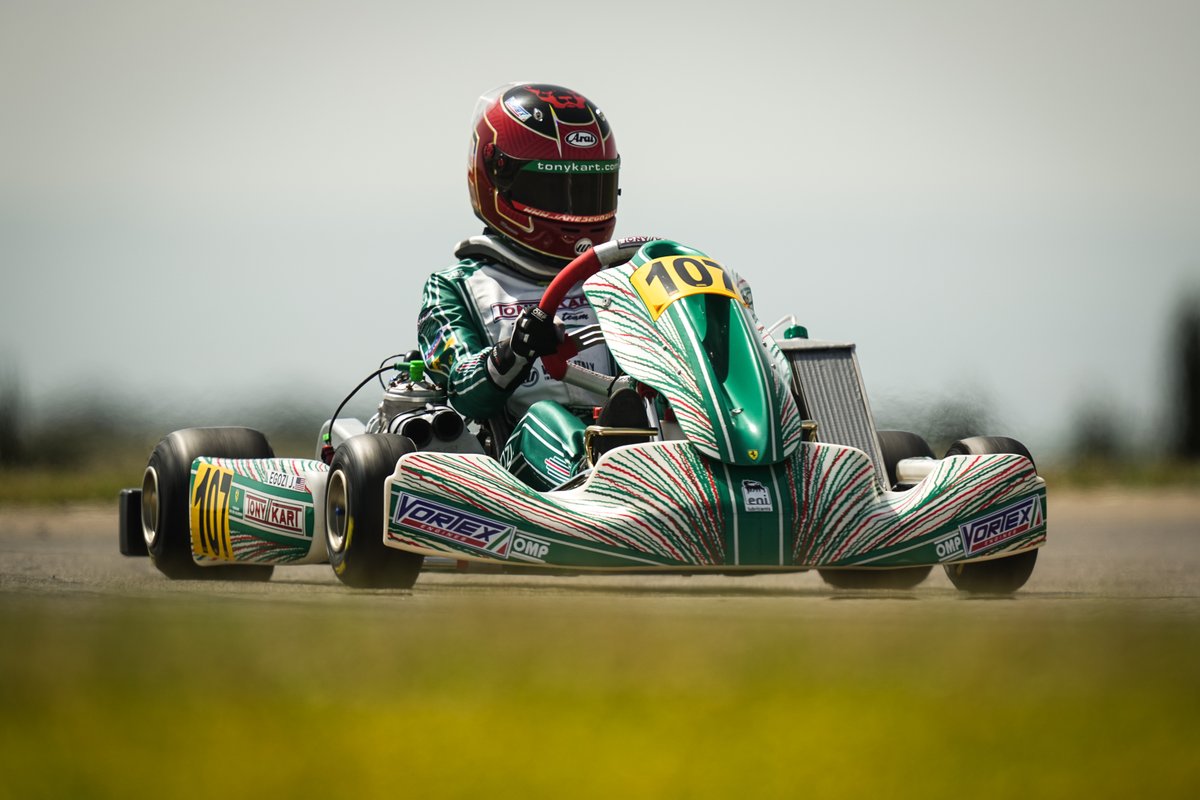 fia's tweet photo. #FIAKarting - Guillaume Bouzar took first place in OK-Junior while James Egozi reached the top of the OK qualifying at @cizuera 🇪🇸 ⬇ 
https://t.co/xjxkSGHeJ7 https://t.co/2CAogGLinu