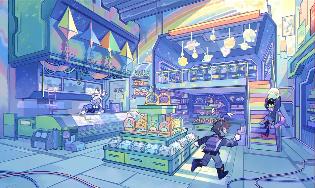 「Finished! The interior shot for Omochi's」|HoaxGhost👻のイラスト