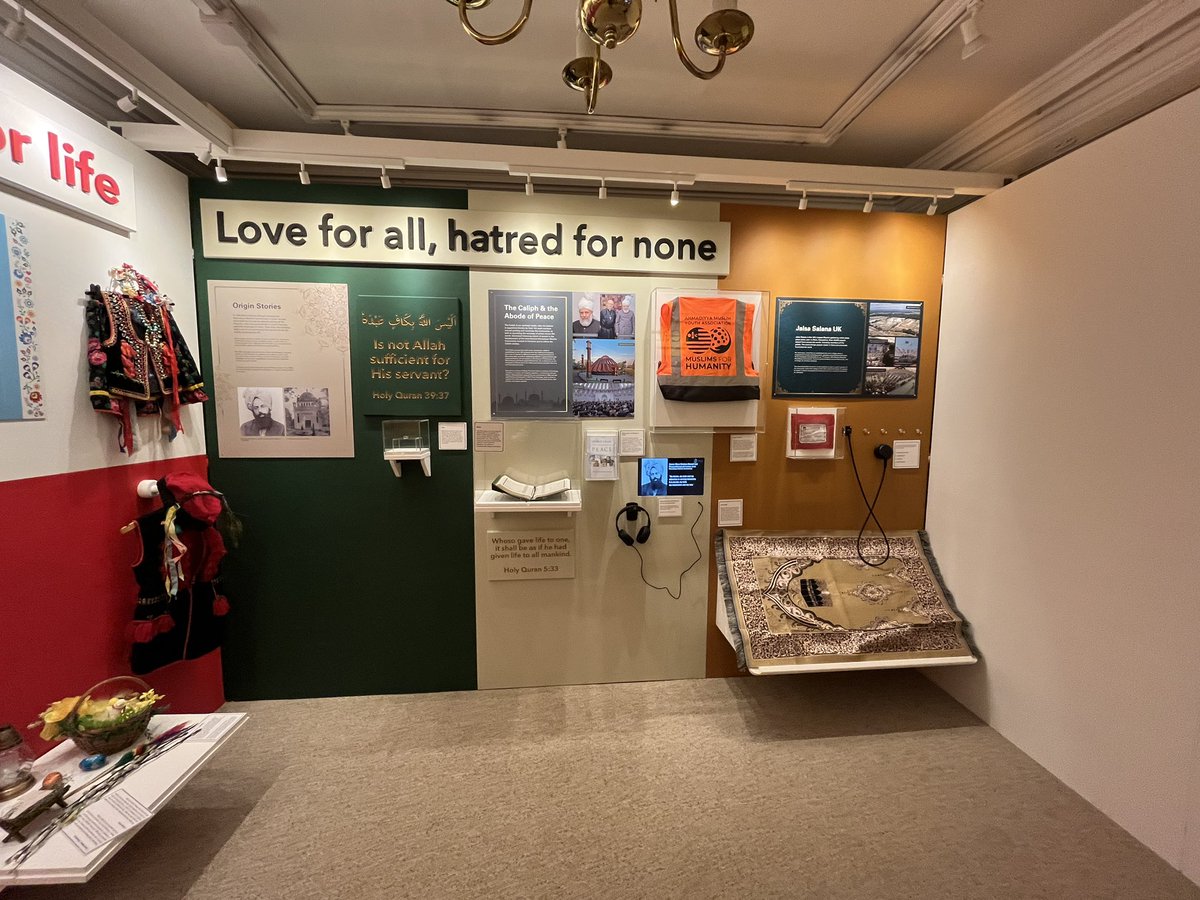 A big thank you to <a href="/museum_farnham/">Museum of Farnham</a> for giving us the opportunity to exhibit and showcase our story, the story of the Ahmadiyya Muslim Community.