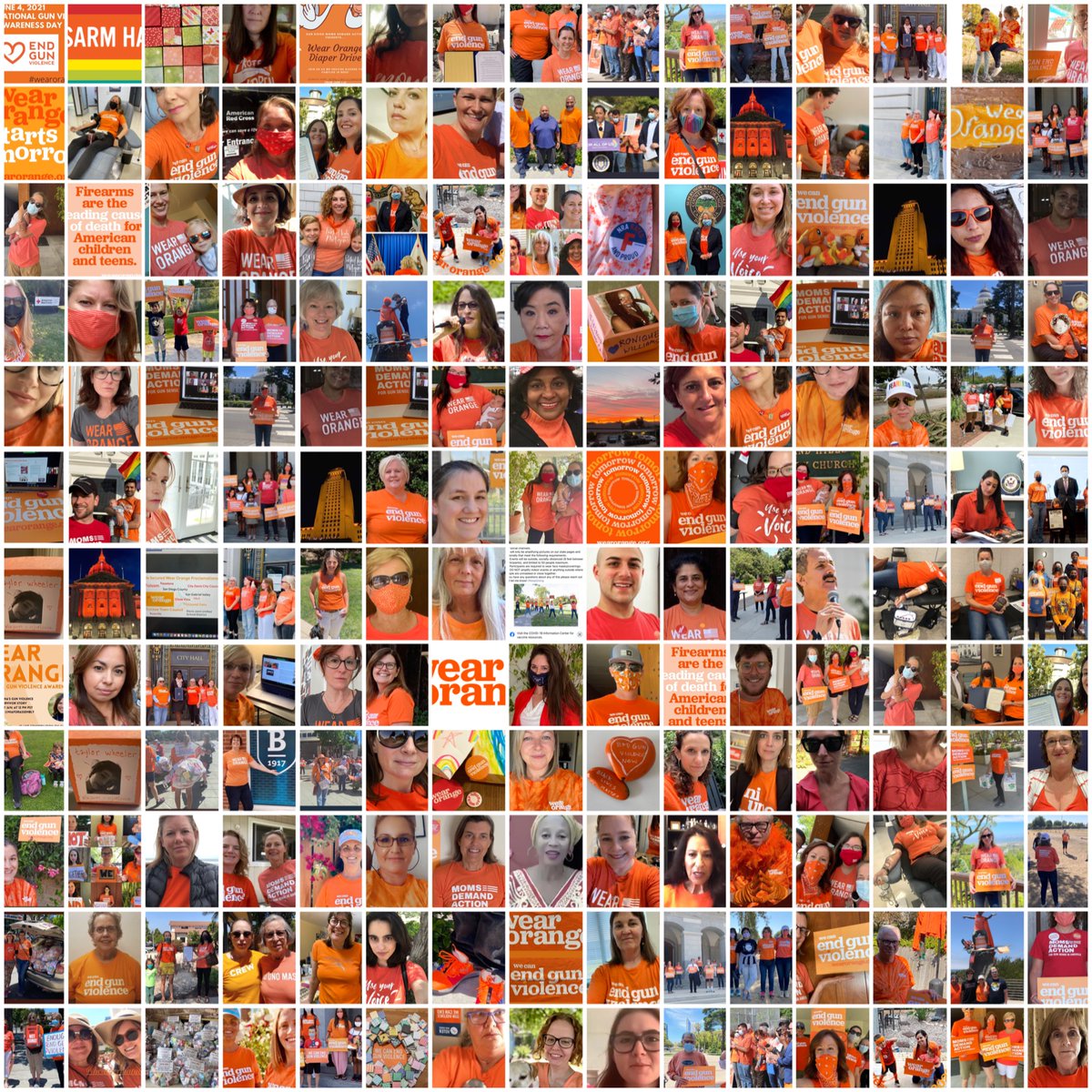 StaceyRMoseley's tweet photo. On the 1st Friday in June🧡the GVP movement comes together to honor survivors of gun violence and demand a future free from this crisis. 
Volunteers, students, survivors &amp; others #wearorange throughout the weekend to show support. 
Text JOIN to 644-33 to join🧡 @MomsDemand https://t.co/19btRTaCq0