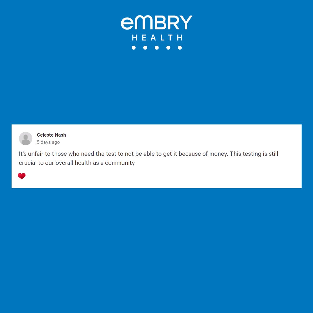 EmbryHealth's tweet photo. Testing should be FREE for all regardless of insurance coverage. Please sign our petition now and reach out to our AZ representatives! #COVID #EmbryCares #COVIDtesting #HRSA #Testing4All
https://t.co/pbhycERDkI https://t.co/9Jwbpb5a8g