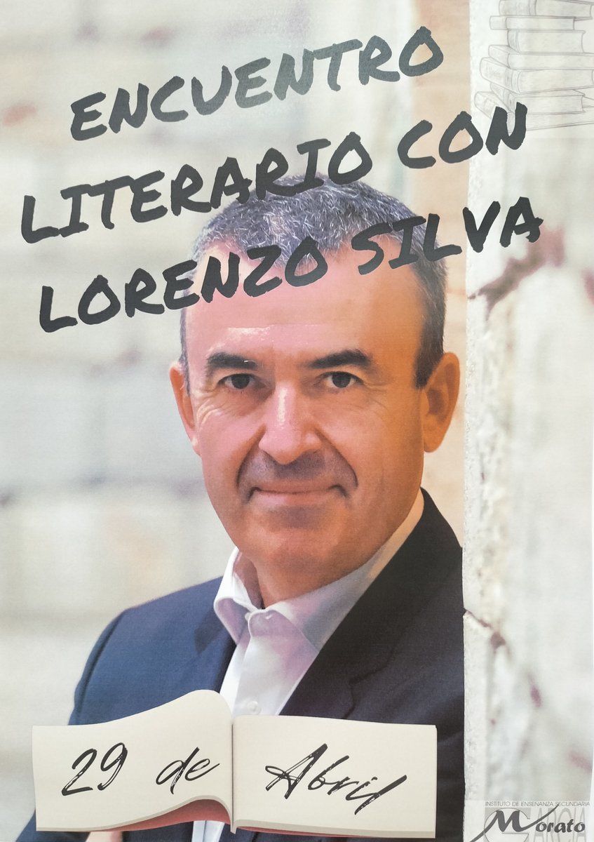 Esta mañana nuestro centro ha recibido la visita de su antiguo alumno Lorenzo Silva. Muchas gracias, siempre es un placer escucharte.