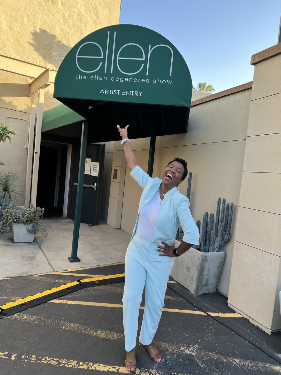 What a way to kick off Teacher Appreciation Week! 

You may catch a familiar face during the <a href="/TheEllenShow/">The Ellen Show</a> today at 3 p.m. on NBC. <a href="/RooseveltHS_Dal/">Roosevelt HS Dallas</a> Principal LaKisha Thomas is scheduled to be featured on the show.