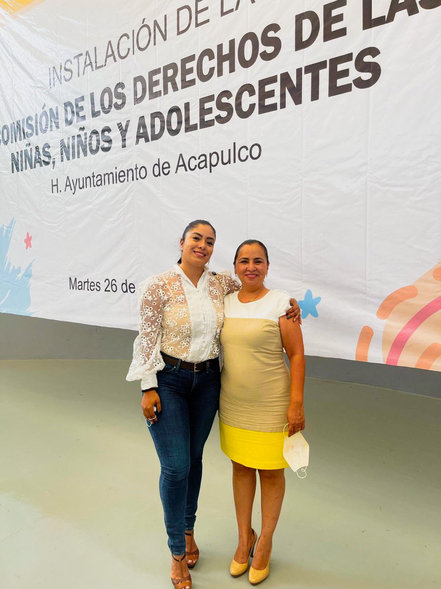SheilaSotoM's tweet photo. Me dio mucho gusto acompañar a la regidora de mi partido Judith Luna Nava, a un evento que marca historia en Acapulco, ya que es la primera vez que se integra la Comisión de los Derechos de las Niñas, Niños y Adolescentes.  👦🏽👧🏻✨ https://t.co/kFTPxp6MCn