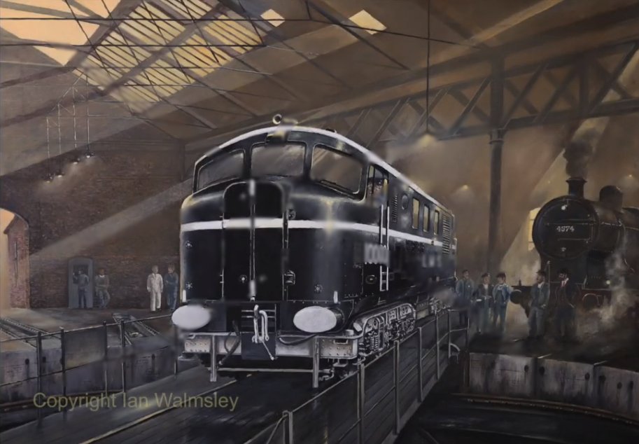 LMS10000's tweet photo. For sale:  prints of Ian Walmsley's painting of 10000 https://t.co/KJSAiFnylS This copy below is watermarked. https://t.co/RFr4JFbLCw