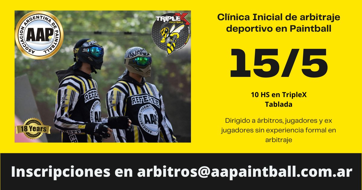 Asoc. Arg. de Paintball tweet media
