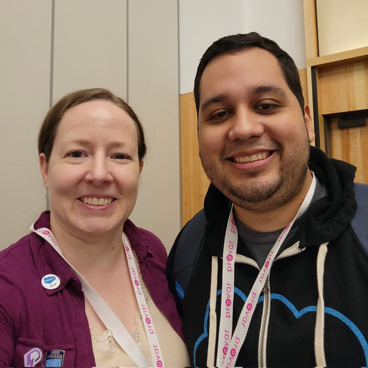 Hey look, we remembered to take a photo together! 

#trailblazercommunity #TXD22 #marketingchampions #Pardot