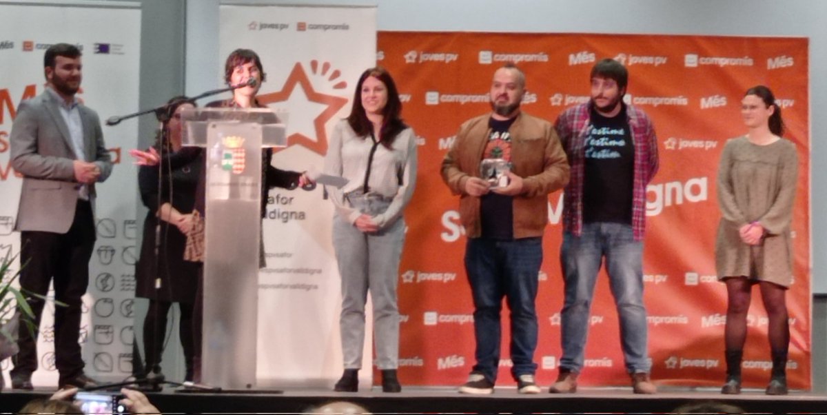 El Departament de Joventut de la Mancomunitat de Municipis de #laSafor, Premi Abril Jove 2022. 
Enhorabona! Sobretot, per la tasca que realitzeu.
<a href="/JovesPVSafor/">Joves PV Safor-Valldigna</a>