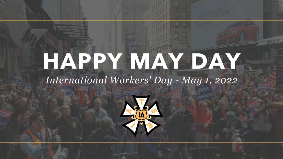 Today we honor the hard-fought struggles of the generations before us and celebrate the progress we've made standing on their shoulders! #InternationalWorkersDay