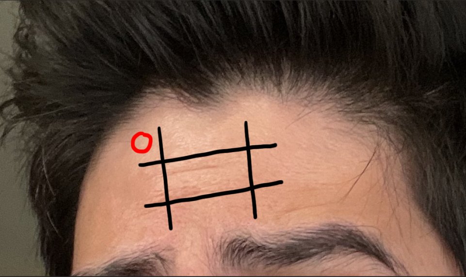 Who wants to play TicTacToe on <a href="/_jimmyventures/">JimmyVentures</a> forehead? 😁

I go first