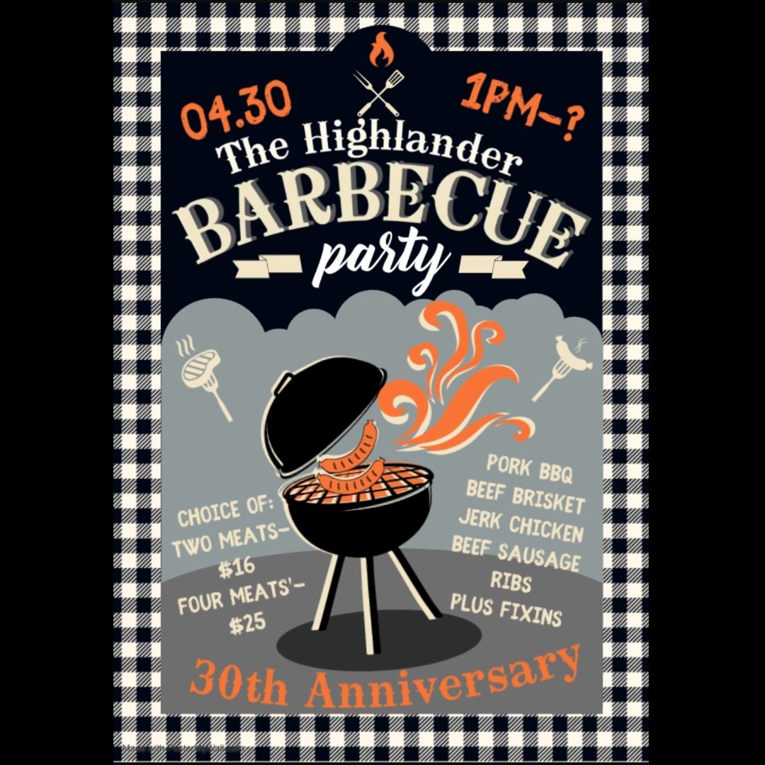 TOMORROW!  It's our dirty 30! Join us for a BBQ during the day and free bands at night!
Kids are allowed with parents on the patio till 8pm! Bring the whole family!  
BBQ from 1pm till it runs out!
Band start around 10ish- ELZIG and Degradations are gonna rock your face! FREE/21+