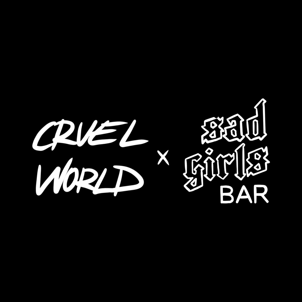 sad_girls_bar's tweet photo. Now it's official: Sad Girls Bar has partnered with @CruelWorldFest 🖤

Details TBA soon 👀 https://t.co/xZMA7SQUPY