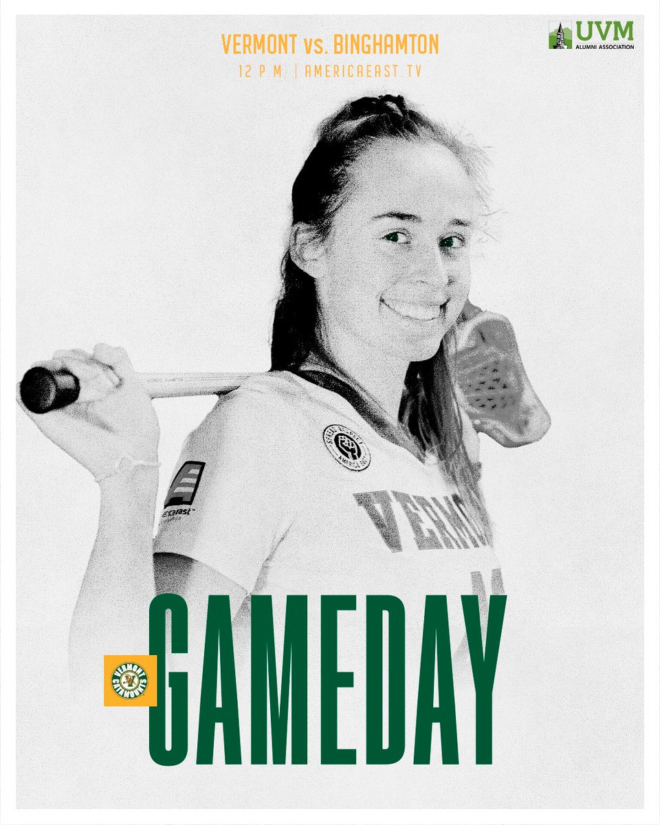 UVMwlax's tweet image. It’s Senior Day, presented by @UVM_Alumni 

😼🆚 Binghamton
📍 Burlington, VT
🕛 12 p.m.
📺 AmericaEast.TV
📈 go.uvm.edu/52khb
🎟 go.uvm.edu/a30gv