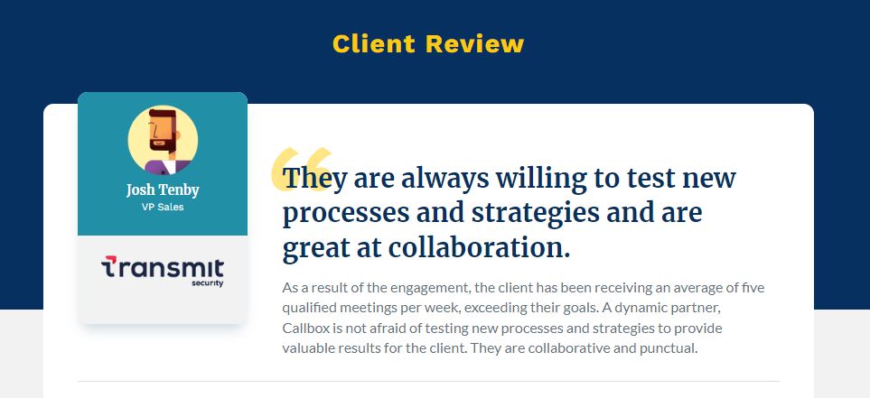 becca_matias's tweet photo. With over 18 years of solid Cybersecurity lead generation experience behind us, Callbox gives you the people, tools, and resources needed to grow your sales pipeline and boost revenues.
Book a free consultation with our team - https://t.co/7lR8u4Ywoo.
#cybersecurity #cybertech https://t.co/WstuwFx4hC