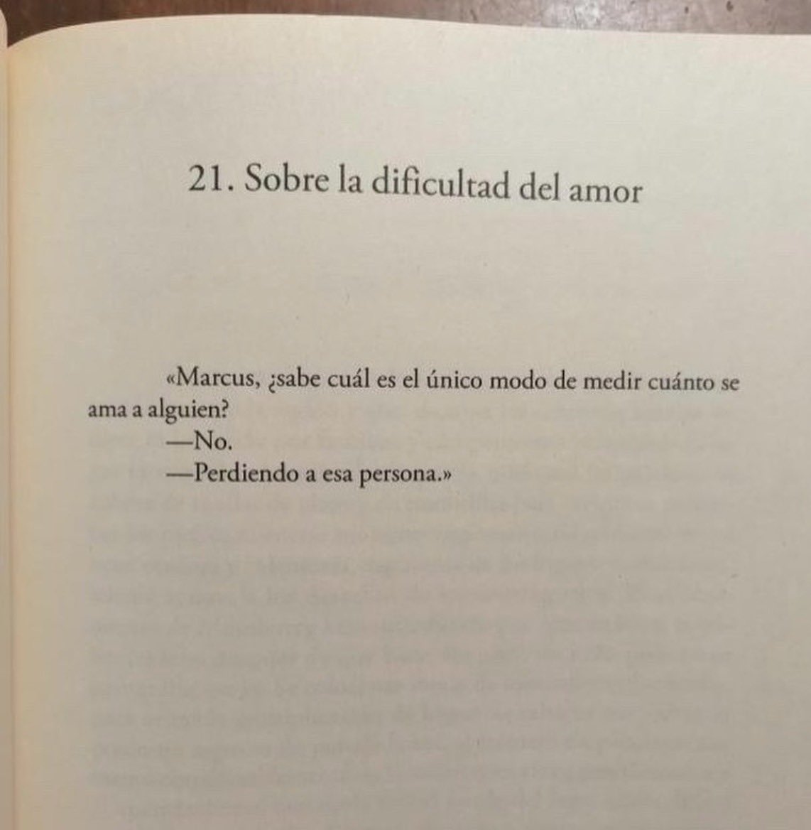 culturainquieta's tweet photo. – Marcus, ¿sabe cual es el único modo de medir cuánto se ama a alguien?
– No.
– Perdiendo a esa persona.

Joël Dicker, La verdad sobre el caso Harry Quebert https://t.co/yLku5hbjiO