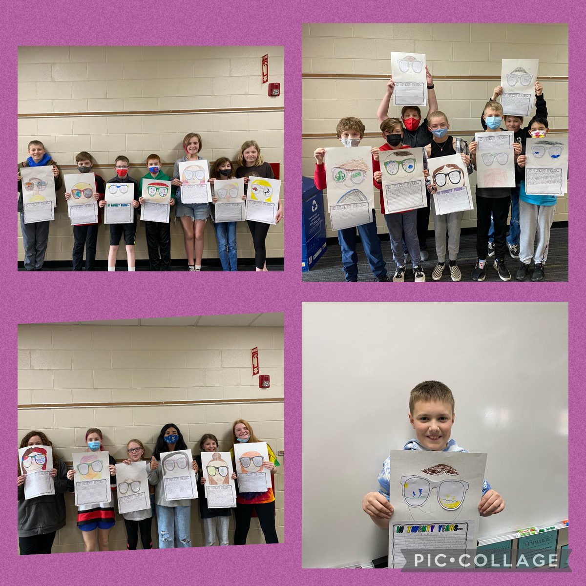 Mrs. Gogny’s class did some dreaming of what their future will look like for F day!