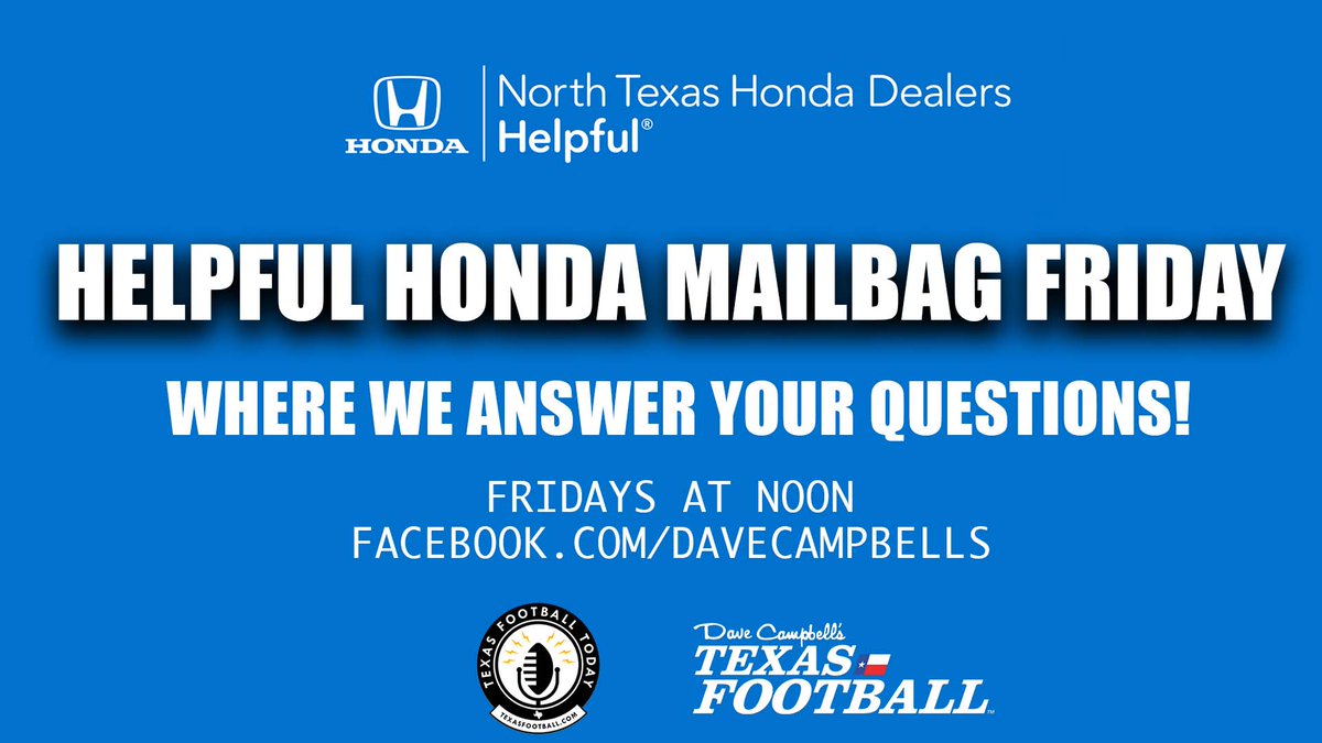 dctf's tweet photo. . @ashley_pickle12 &amp; @malloryhartley answer your questions! 

@NTXHondaDealers #dctf #txhsfb #mailbagfriday https://t.co/HIlSdRoT5w